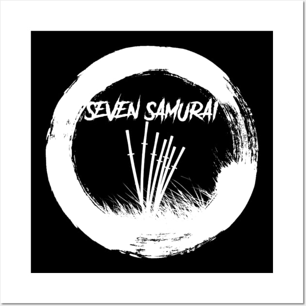 SEVEN SAMURAI V2 Wall Art by The Podcast That Time Forgot